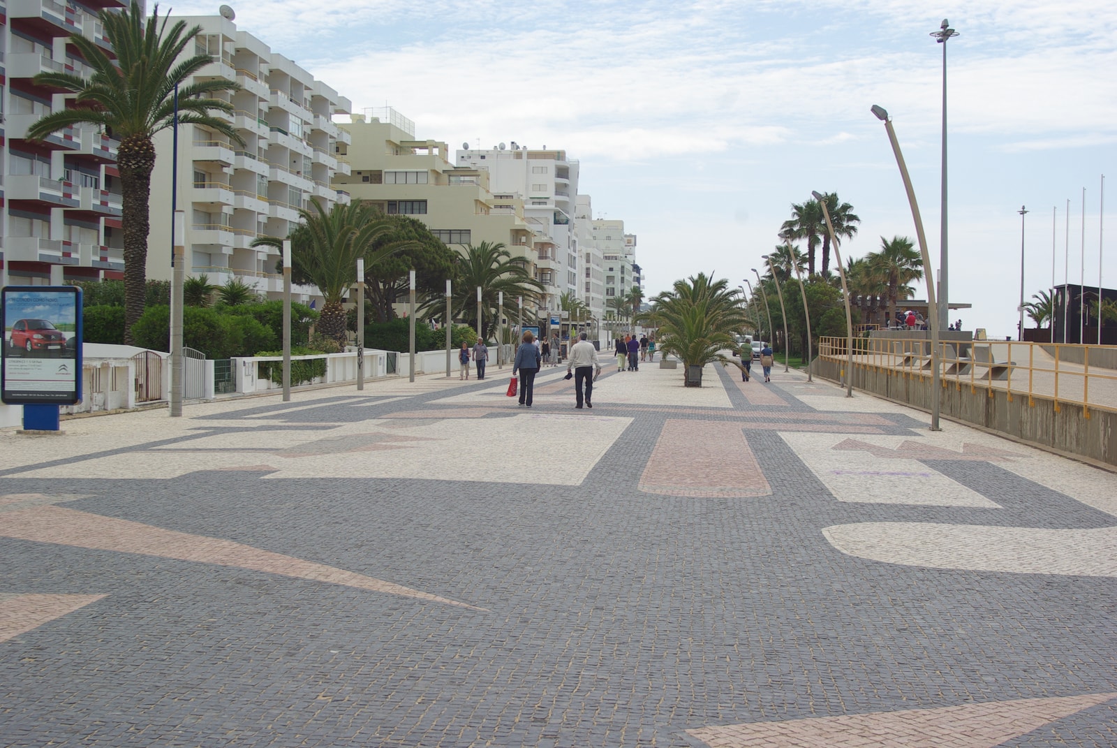 Quarteira seafront promenade